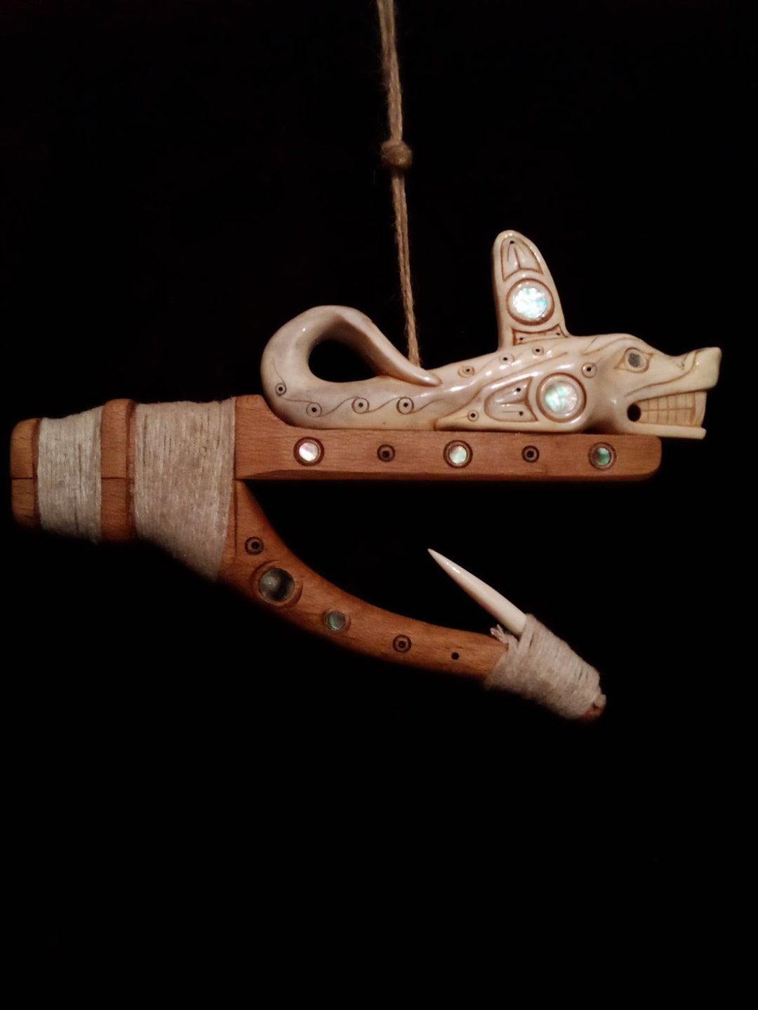 Tlingit Haida Halibut Hook Inspired by Tlingit Art Alaskan Etsy