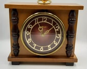 Vintage Retro Table Fireplace mantel clock quot Mayak quot . Soviet table clock