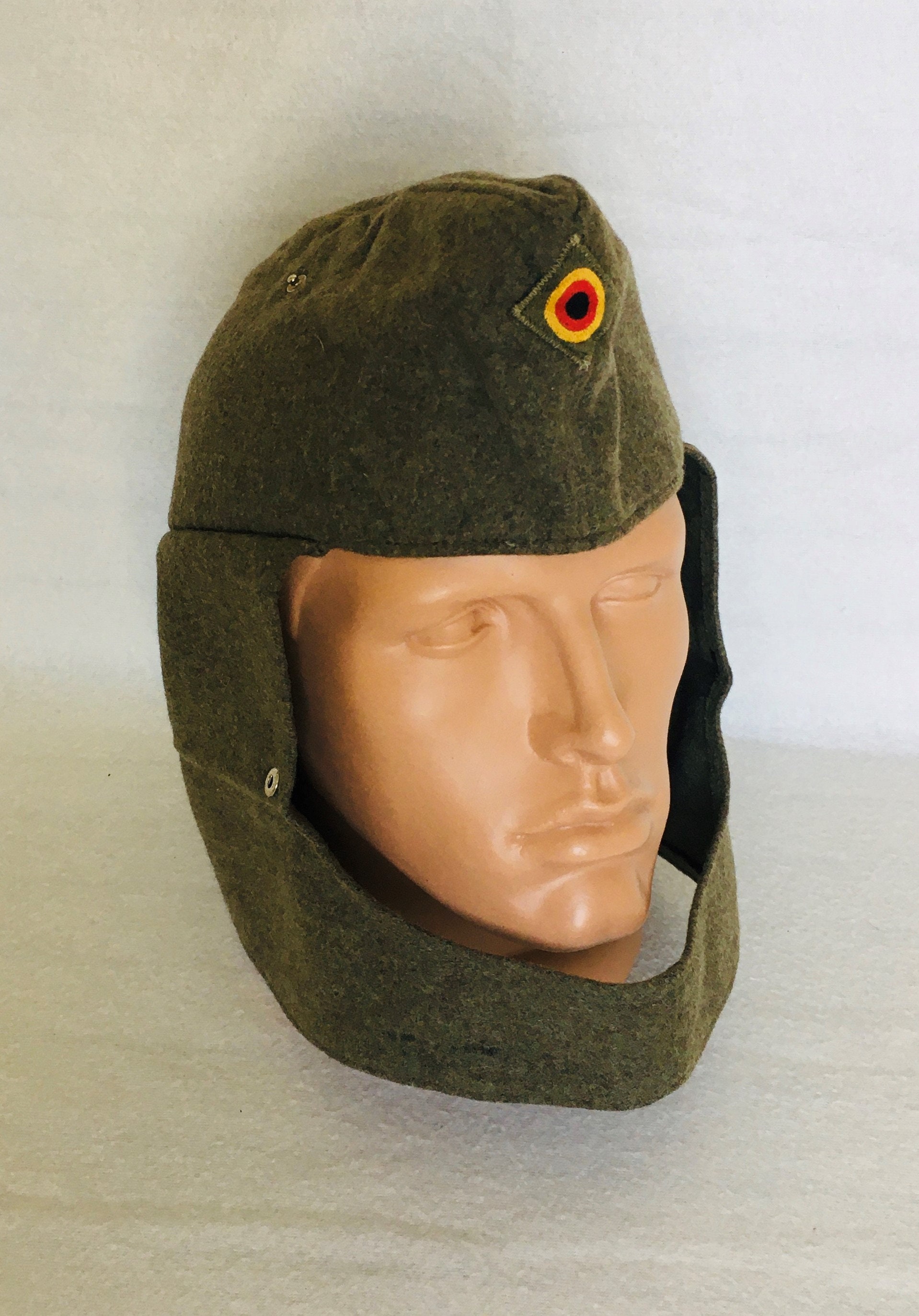 ORIGINAL USSR East German khaki pilot cap hat Siegfried Etsy