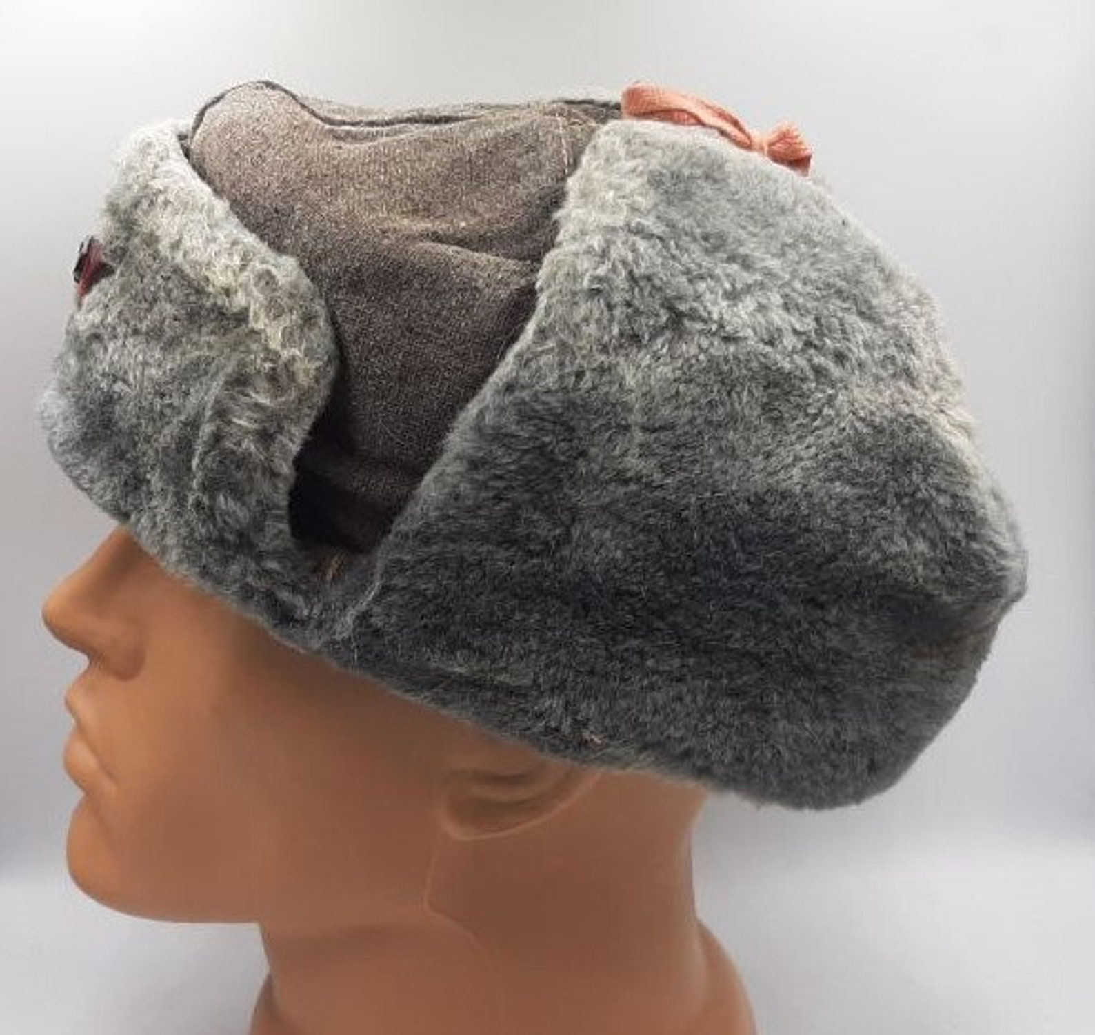 Ushanka Original Ww2 Military Soviet Cap Hat 1940s Etsy