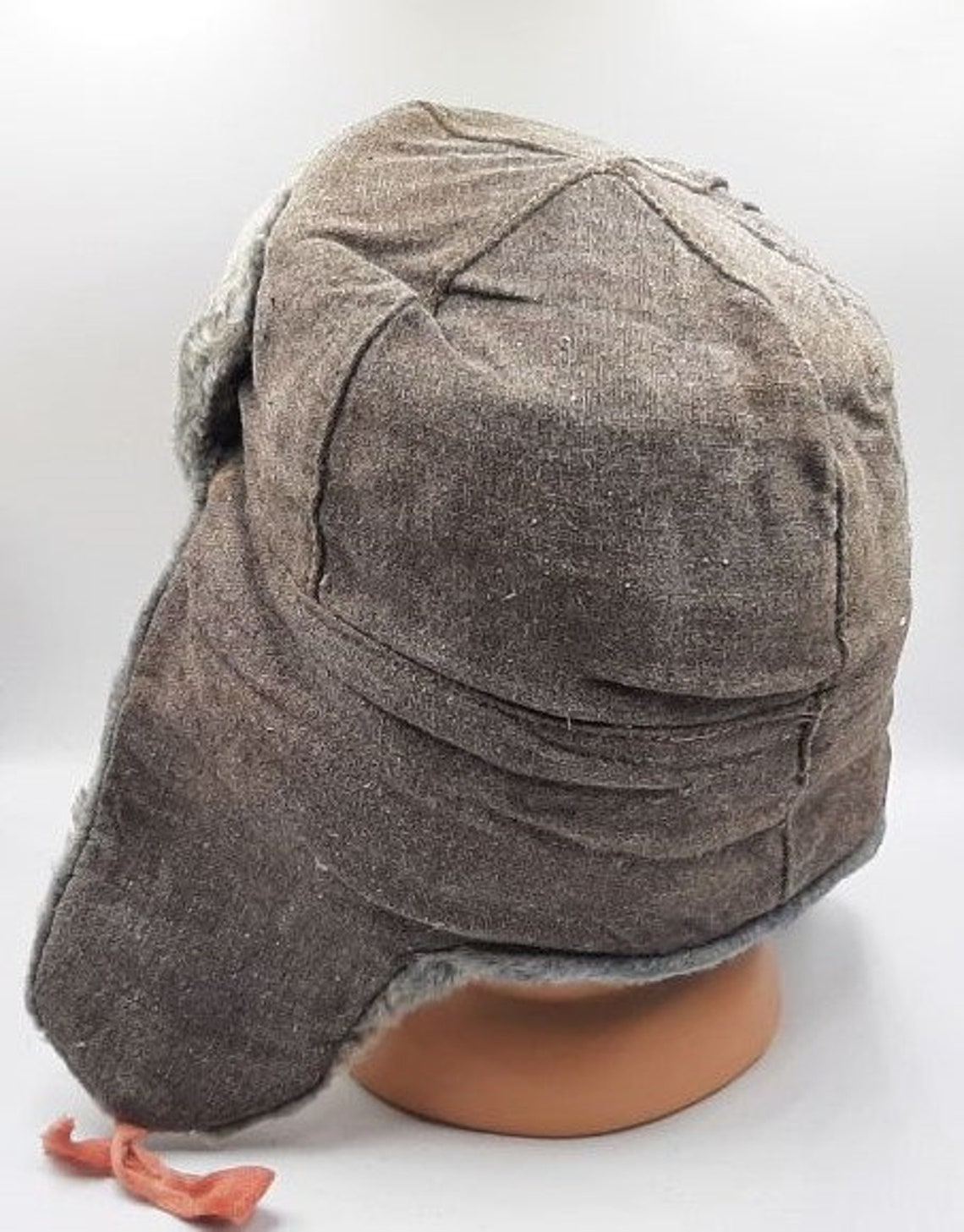 Ushanka Original Ww2 Military Soviet Cap Hat 1940s Etsy