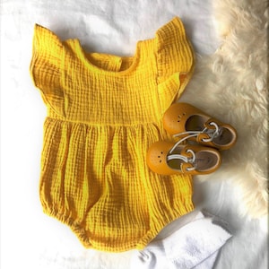 Baby Girl Romper, Ruffled outfit, Boho outfit, Summer Romper, Baby summer outfit