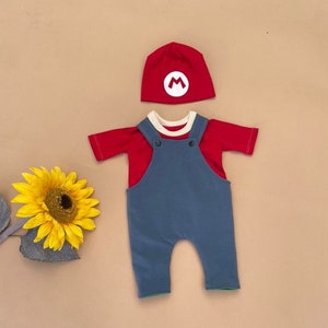 Mario and Luigi Costume for kids, Mario hats, Mario birthday Gifts, Halloween Gender neutral outfit, Mario matching outfits