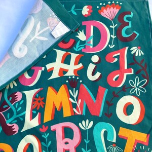 Abc mur suspendu, serviette de thé