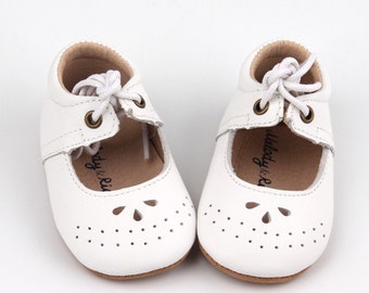Lace-Up Mary Jane Soft Sole toddler shoes, Soft Sole Mary Janes shoes, Baby dress shoe, Customized Baby shoes