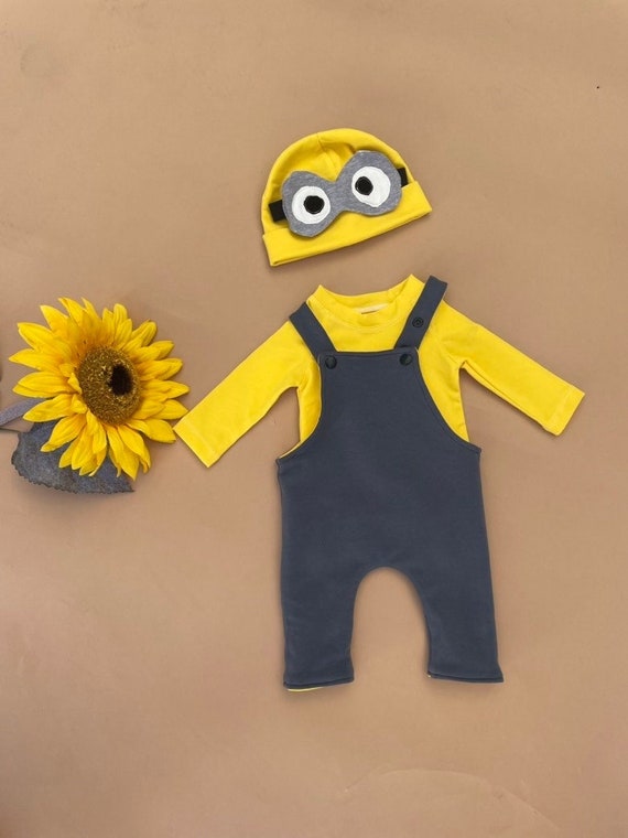 Disfraz de Minions para niños, Top y sombreros para adultos de Minions,  Regalos de cumpleaños de Minions, Traje neutral de género de Halloween,  Trajes a juego de Minions -  España