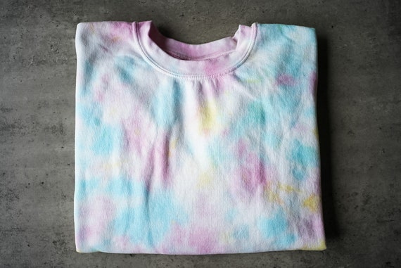 custom tie dye crewneck