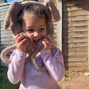 Kinder Ohrenschützer, bewegliche Ohrenwärmer, Plüsch Ohrenschützer, bewegliche Mütze, Häschen Ohrenschützer, Kinder Winter Muffs, Kinder Wintermütze, Weihnachten Ohrenschützer