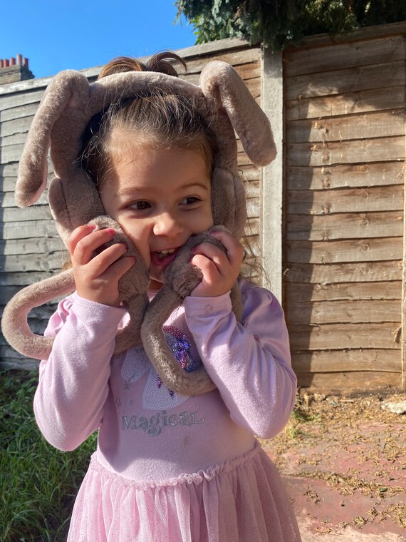 Kids Knit Earmuffs - Soft Plush Winter Ear Warmers For Boys & Girls Age 4-16 Years