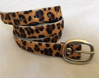 tiger print belt