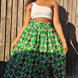 Different designs AnkaraPrint Maxi Skirt in the UK African Fabric Long Skirt with slit,Wedding Guest, Summer Holiday Retro Skirt UK
