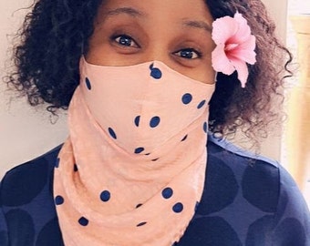 Scarf Face Masks | Face mask scarf | Mommy and me mask | Adult face Scarf | Bandana | Neck Gaiter | 3 Layers & Double Layers UK | Nose Wire