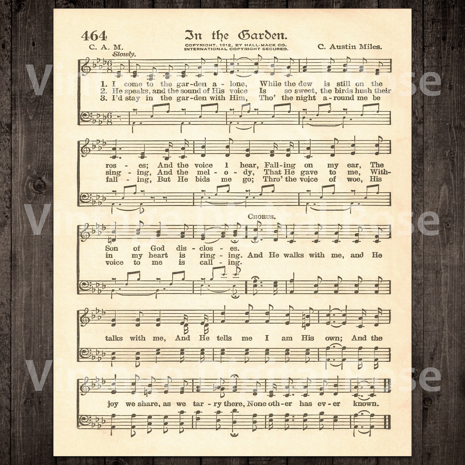 Printable Vintage Hymns Set of 3 Sheet Music Best Sellers Top | Etsy