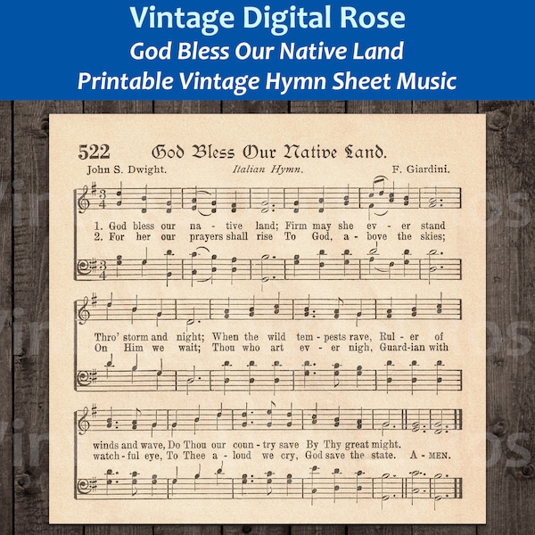 God Bless America Sheet Music For Teacher Etsy