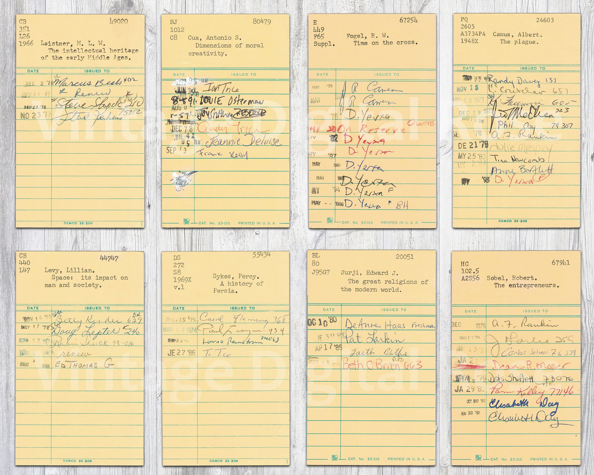 Vintage Printable Library Checkout - Il Fullxfull.2809326840 41u0 