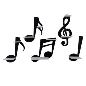 Mini 5-piece set of notes as Tonie shelf Toniebox Tonie extension - extension shelf - children&#39;s room - Tonie shelf - Tonie Shelf - music key