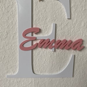 Letter+Name Wall Decoration Children&#39;s Room