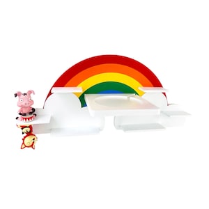 Tonie shelf &quot;Rainbow&quot; suitable for Toniebox, Tonie, Tonies