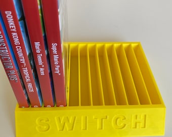 Storage Box for 12 Switch Games Yellow
