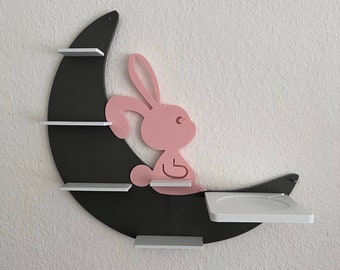 Moon bunny shelf suitable for Toniebox Tonies