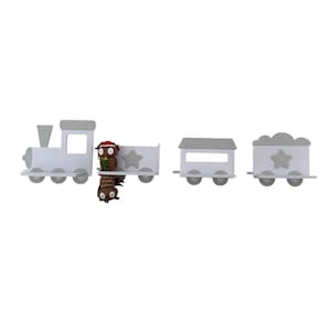 Mini train set of 4 or extension as Tonie shelf Toniebox Tonie extension - extension shelf - children&#39;s room - Tonie shelf - Tonie Shelf