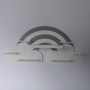 Tonie shelf &quot;Rainbow Grey&quot; suitable for Toniebox, Tonie, Tonies