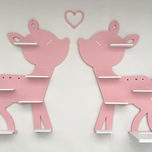 Deer set (including small heart) suitable for the Toniebox & Toniefigures, Tonieregal