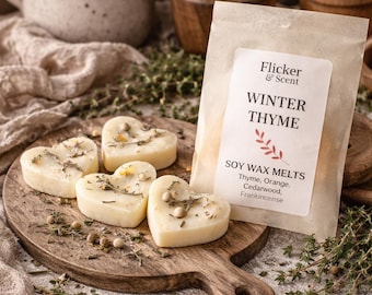 Winter Thyme – Soy Wax Melts with Thyme, Orange, Cedarwood & Frankincense