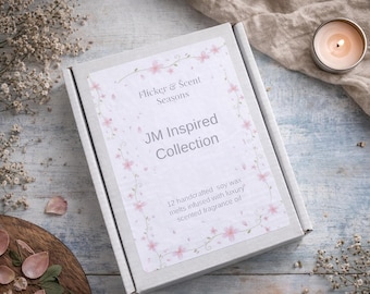 Jo Malone Inspired Soy Wax Melt Gift Set: 12 Vegan Fragrances