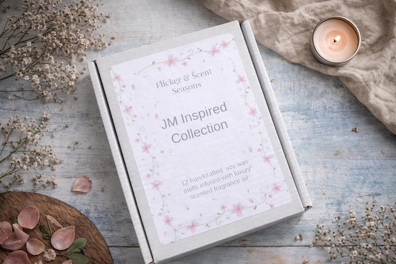 Jo Malone Inspired Soy Wax Melt Gift Set: 12 Vegan Fragrances