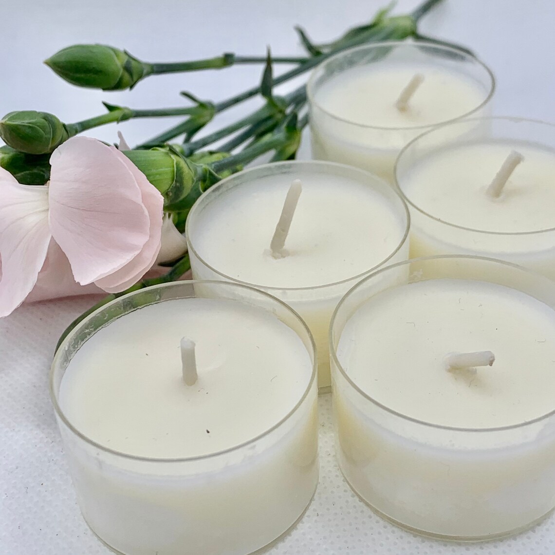 Scented Fragranced Wax Tea Lights Handmade Tea Lights Soy Etsy
