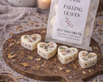 Falling Leaves Soy Wax Melts: Aromatherapy Essential Oils, Botanicals