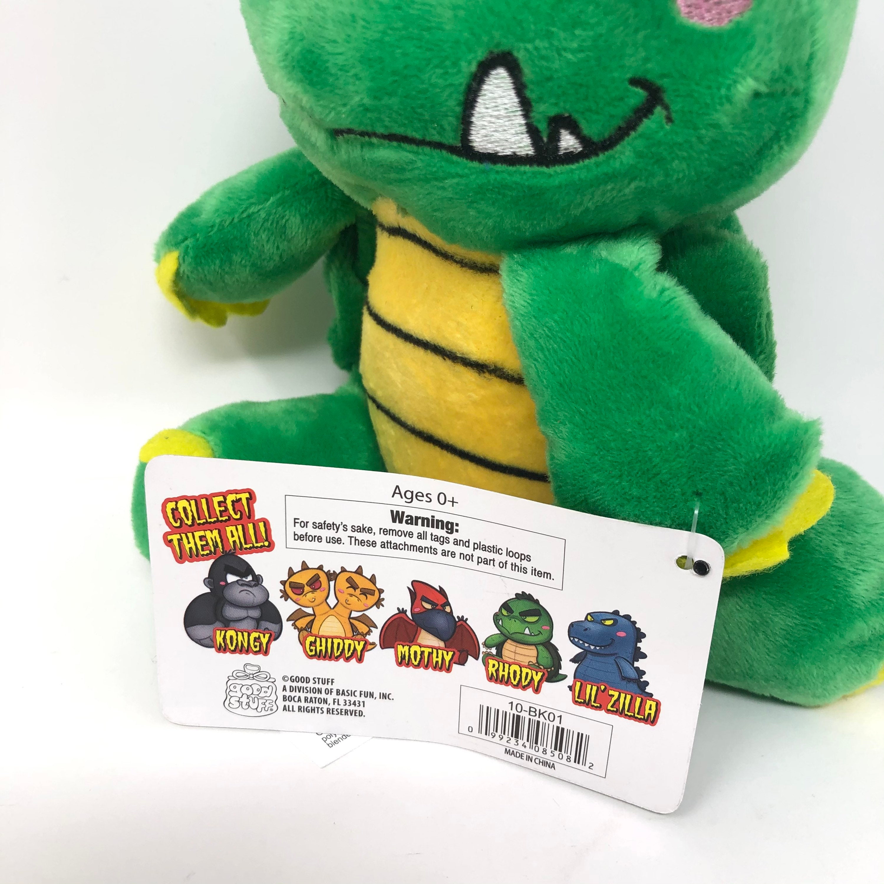 Good Stuff Green Rodan Plush Japanese Monster Mania Rhody 6 | Etsy