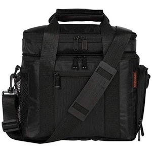 Insulated Lunch Cooler Bag For Men and Women (Black)