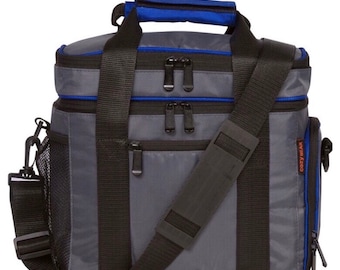 Insulate Lunch Cooler Bag 11” L x8” W x10” H for Men and Women (Gray)