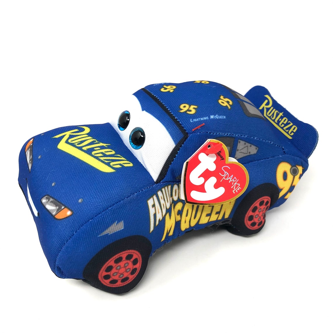 Ty Cars 3 Fabulous Lightning McQueen Plush Toy Blue 7 Etsy