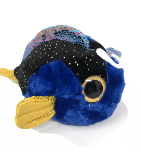 blue fish teddy coat