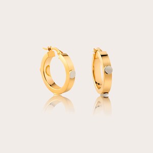 10k Yellow Gold Hoops,10k Gold Hoops,Gold Round Hoops, Gold Hollow Hoops, Gold Tube Hoops, Solid Gold Hoops, Yellow Gold Hoops