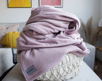 Cuddly Blanket - All Pink "Perfect" 145 x 210 cm I Cuddly Blanket I Sofa Blanket I Gift I Furnishings I Interior I Boho