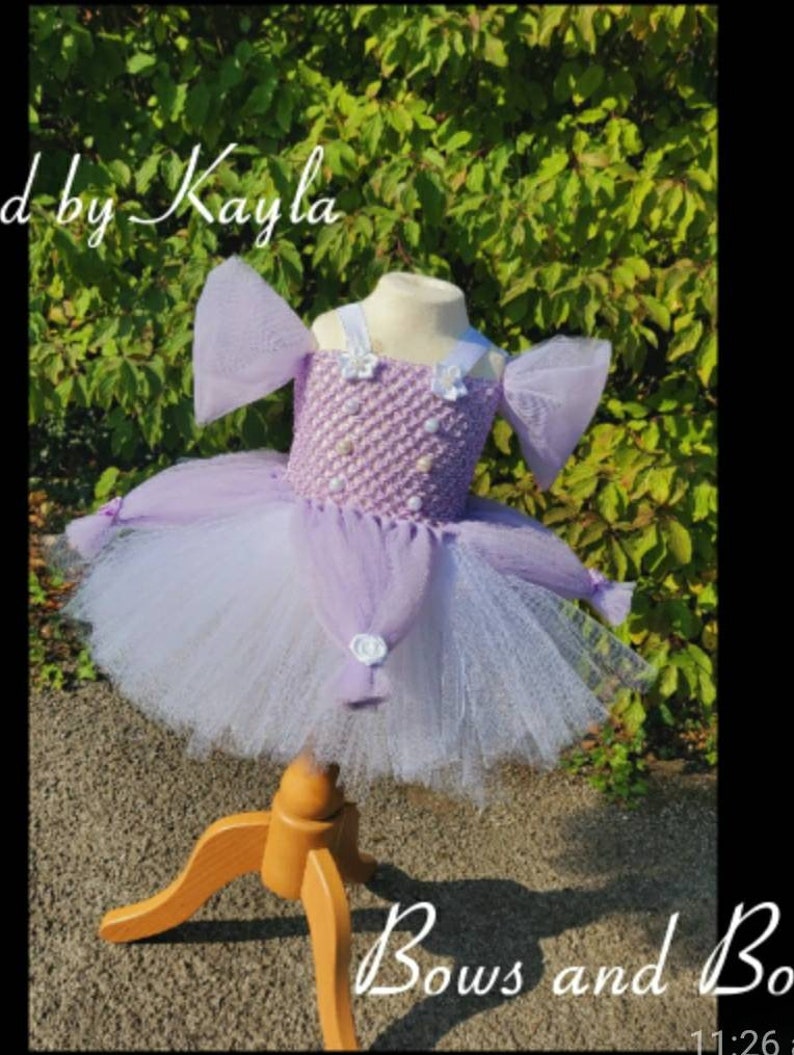 Handmade Princess Sophia disney inspired tutu dress