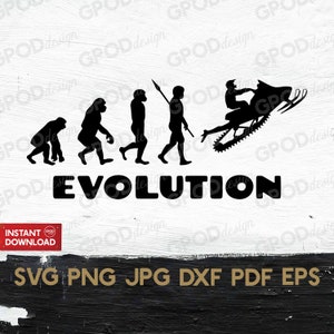 Snowmobile Evolution SVG, Human Evolution svg, Clipart for Cricut, Snowmobile lover svg, snowmobile svg | Vector Cut File, Digital download