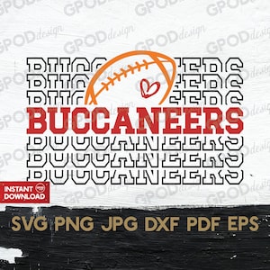 Buccaneers Football SVG, Buccaneers svg, Clipart for Cricut, Buccaneers Lovers svg, Buccaneers mom svg, Perfect for Gifts | Digital download