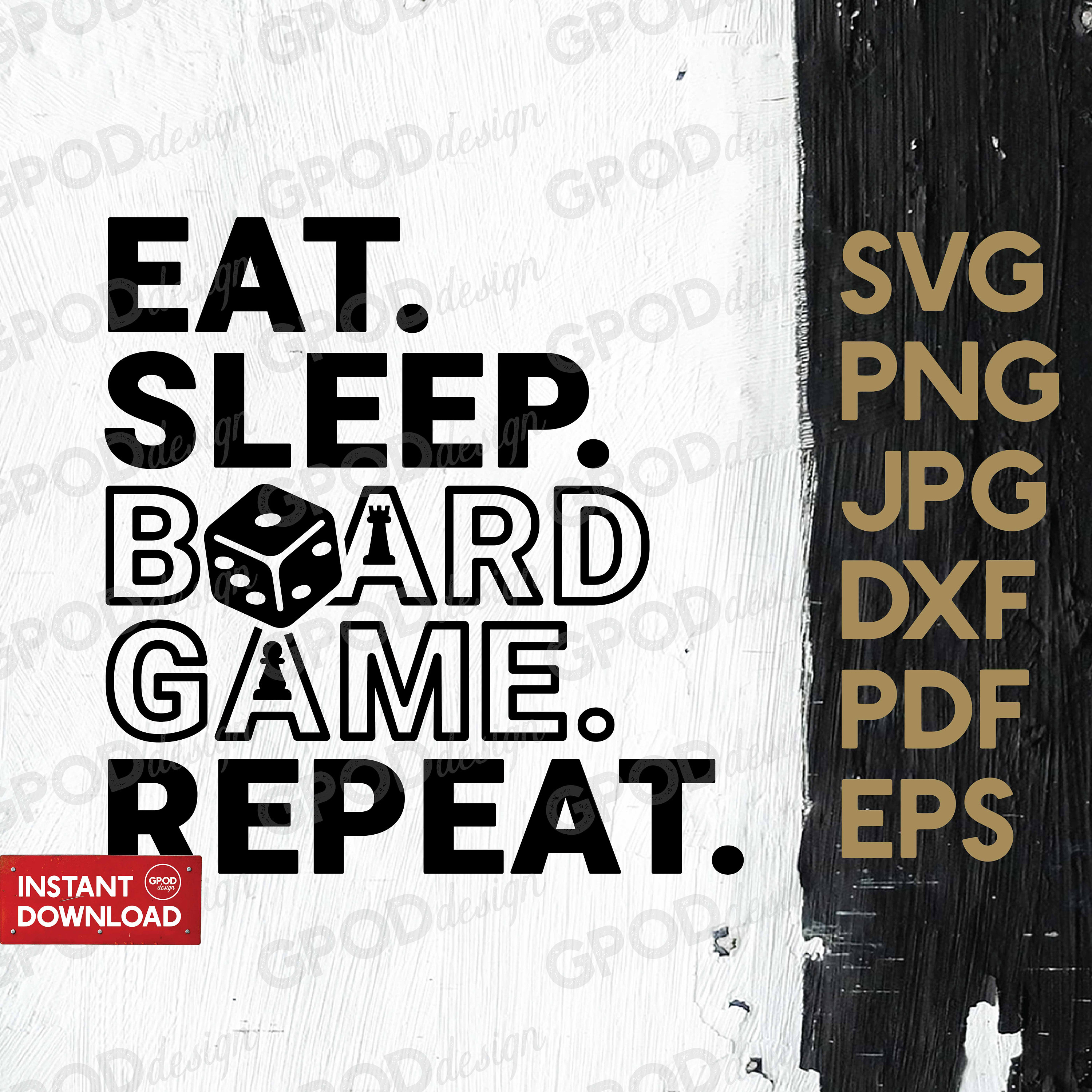 Eat Sleep Game Repeat SVG Cut File