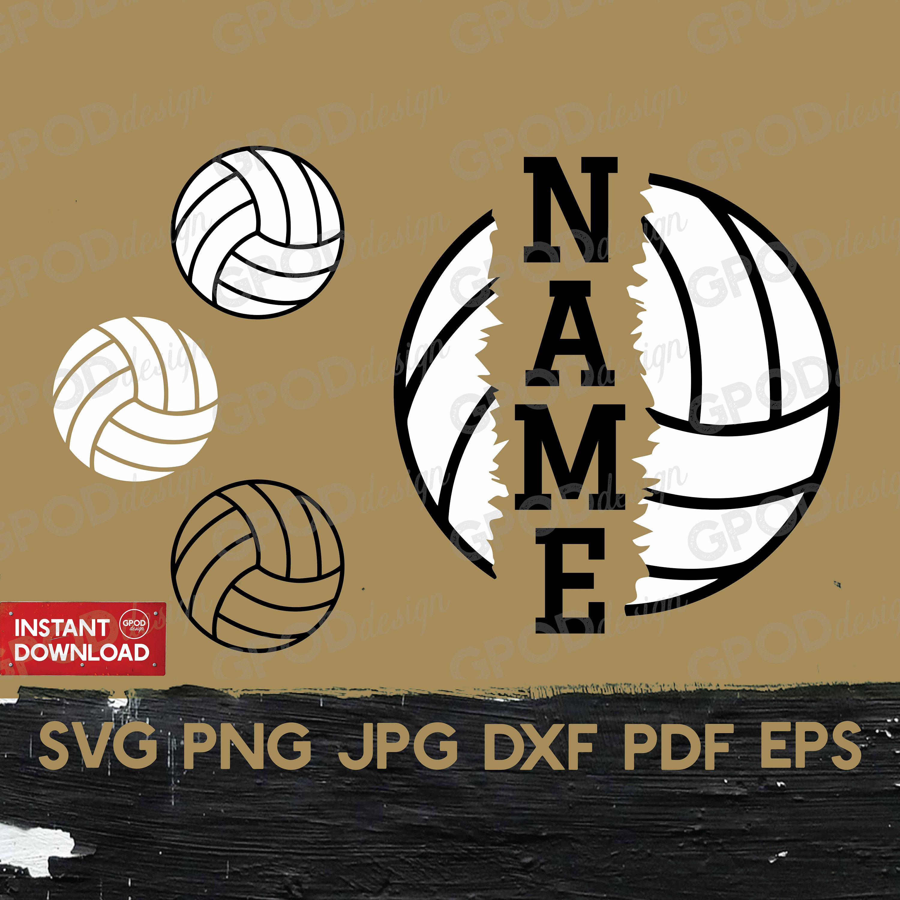 Volleyball Name SVG Volleyball Svg Clipart for Cricut Etsy