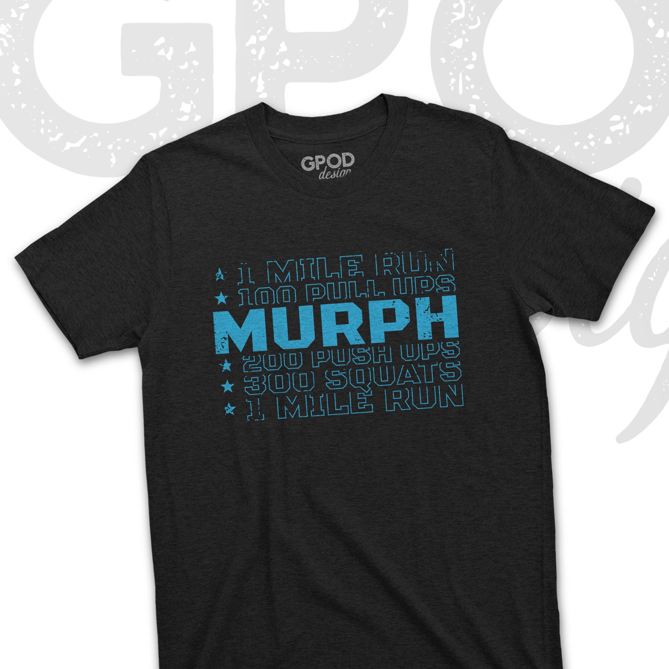 Murph workout shirt Crossfit wod shirt Soft workout Pull Etsy