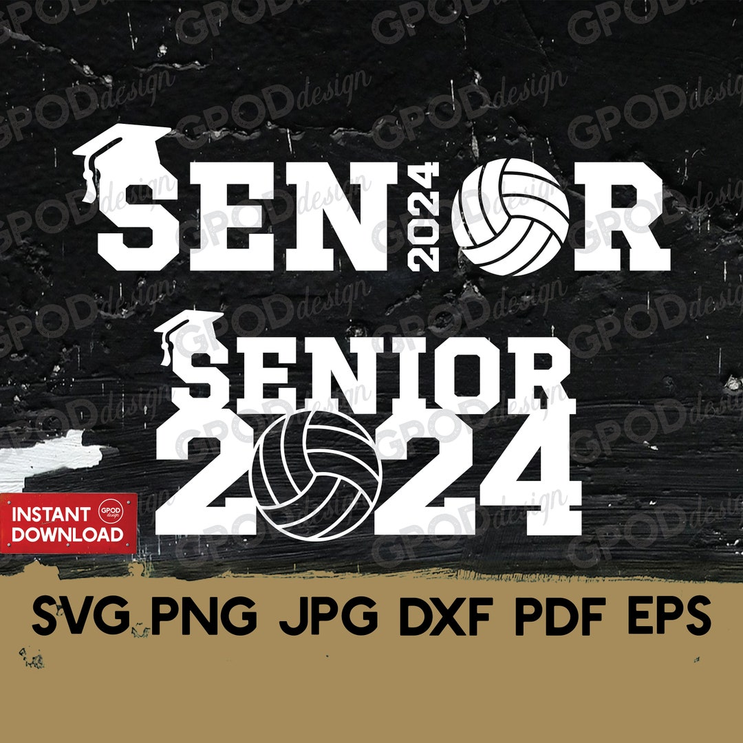 Senior Volleyball 2024 SVG Class of 2024 Volleyball Svg - Etsy UK