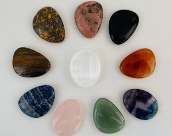 flat polished stones