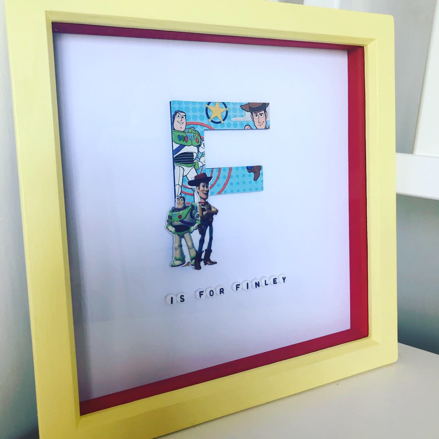Toy Story Frame Personalised Buzz And Woody Frame Etsy
