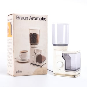 NEW - Braun coffee grinder KMM20 - Reinhold Weiss - 1978, Made in Germany