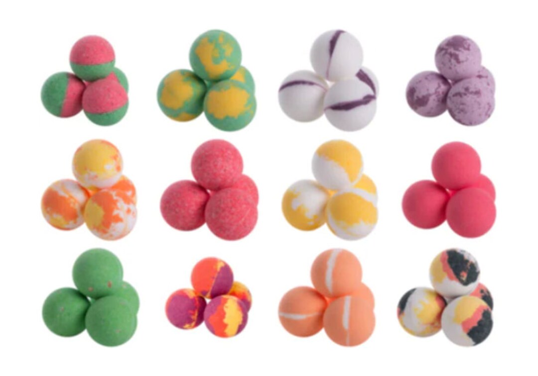 Magnesium BATH BOMBS COLOURFUL 3 Etsy Australia
